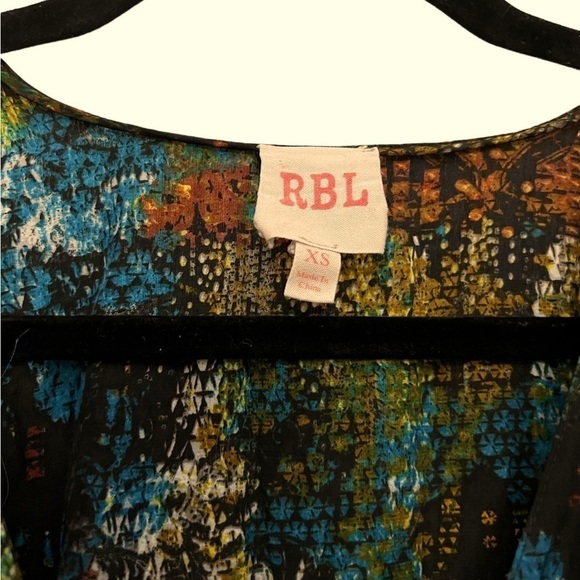 RBL Rory Becca Print Surplice Jumpsuit XS - Picture 6 of 6